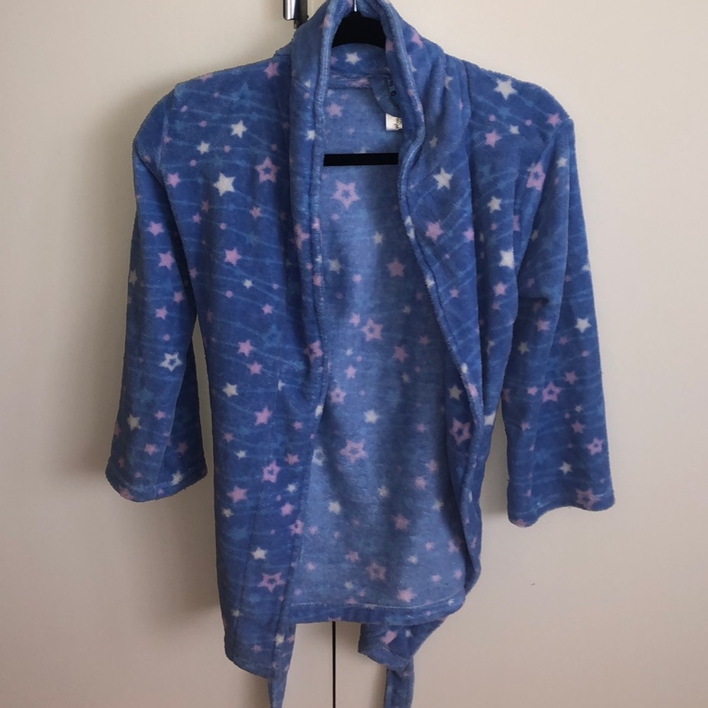 Starry Blue Fluffy Robe - Picture 2 of 2